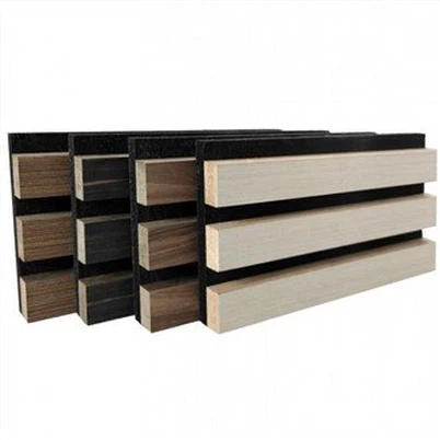 MDF Veneer Slat akustik paneli